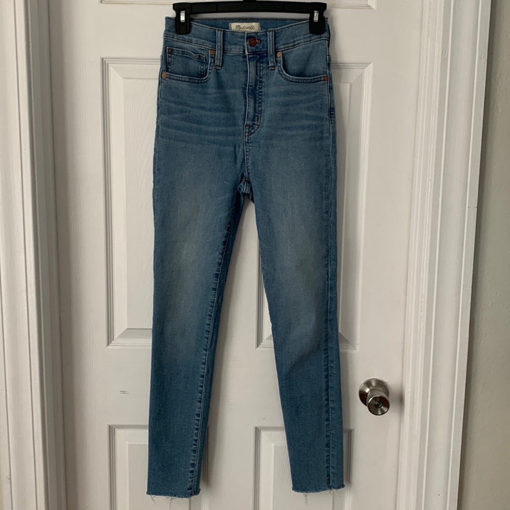 Madewell 11inch High-Rise Skinny Crop Jeans Size 25T  #055